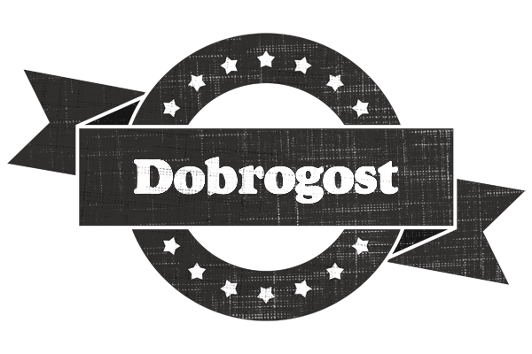 Dobrogost grunge logo