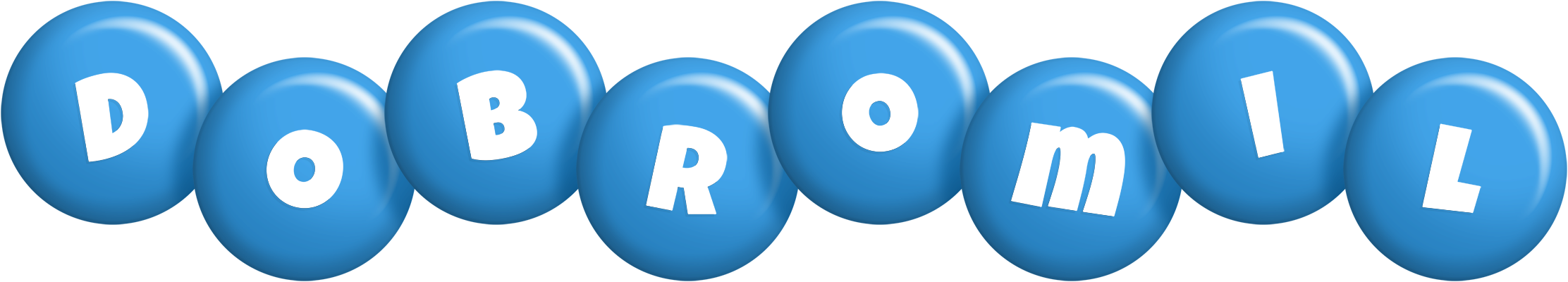 Dobromil candy-blue logo