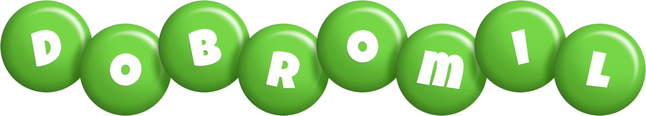 Dobromil candy-green logo