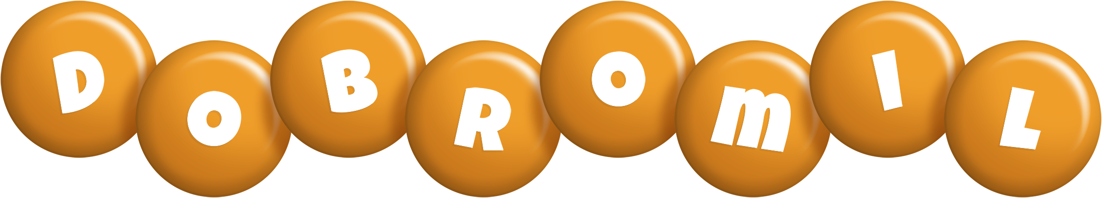 Dobromil candy-orange logo