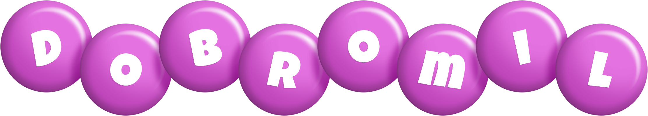 Dobromil candy-purple logo