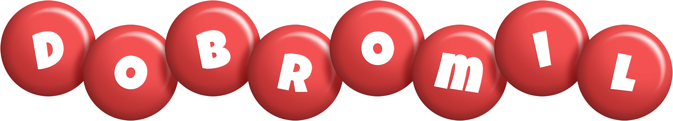 Dobromil candy-red logo