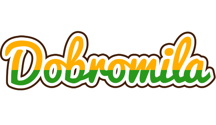 Dobromila banana logo