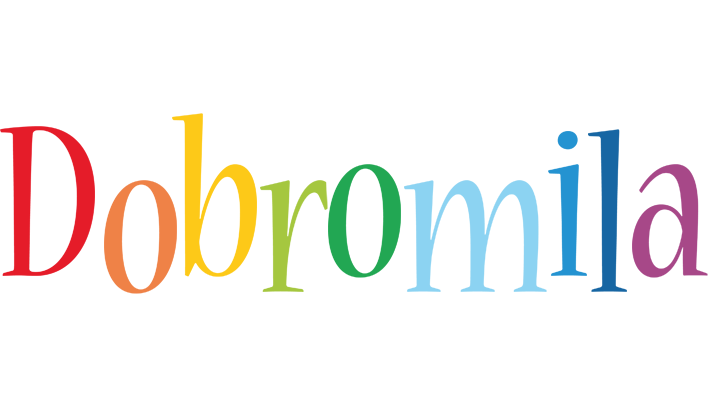 Dobromila birthday logo