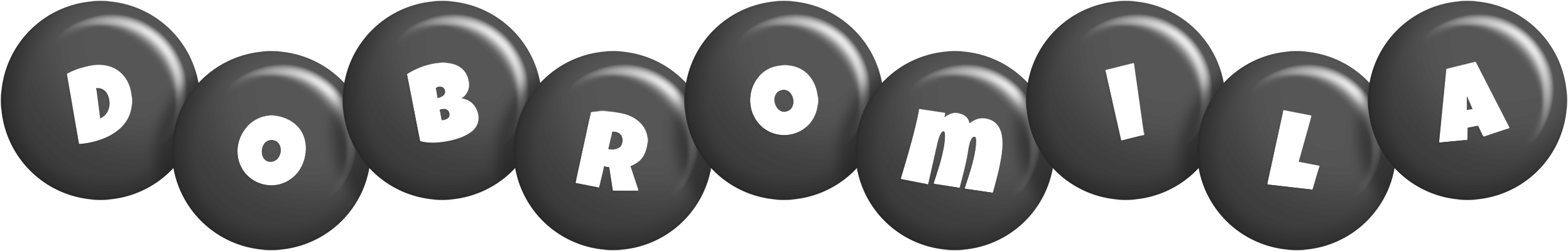 Dobromila candy-black logo