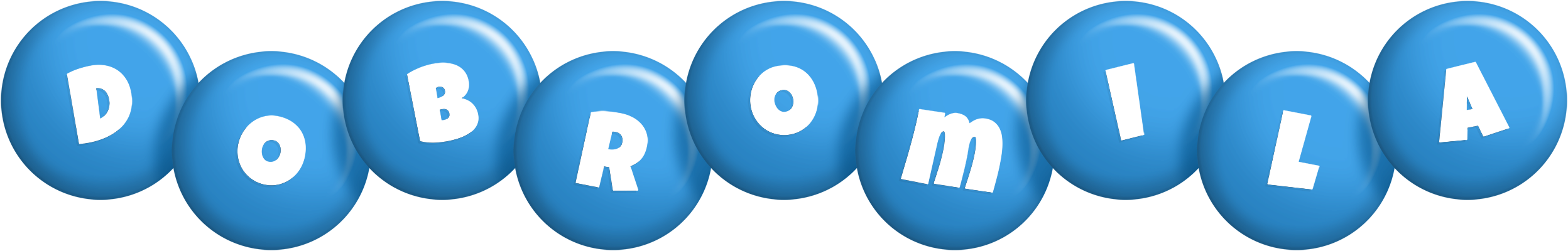 Dobromila candy-blue logo