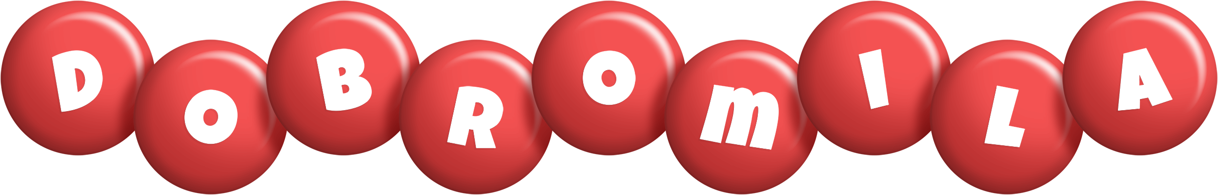 Dobromila candy-red logo