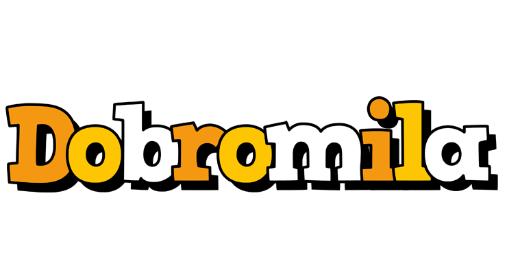 Dobromila cartoon logo