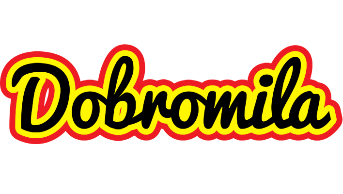 Dobromila flaming logo
