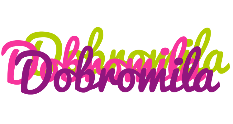 Dobromila flowers logo