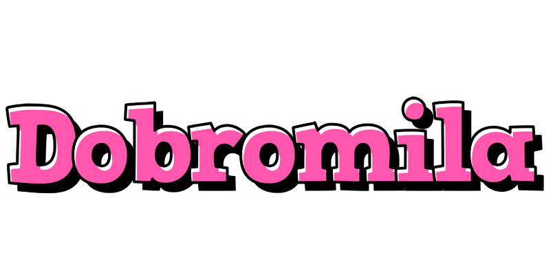 Dobromila girlish logo