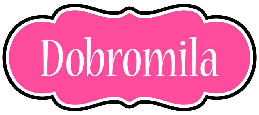 Dobromila invitation logo
