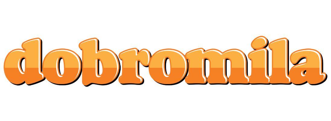 Dobromila orange logo