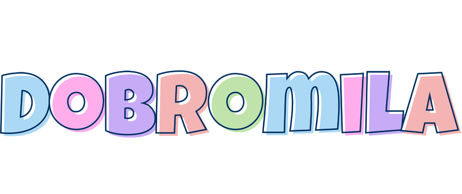 Dobromila pastel logo