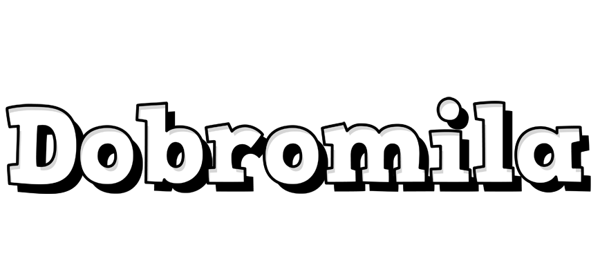Dobromila snowing logo