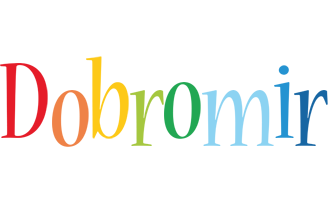 Dobromir birthday logo