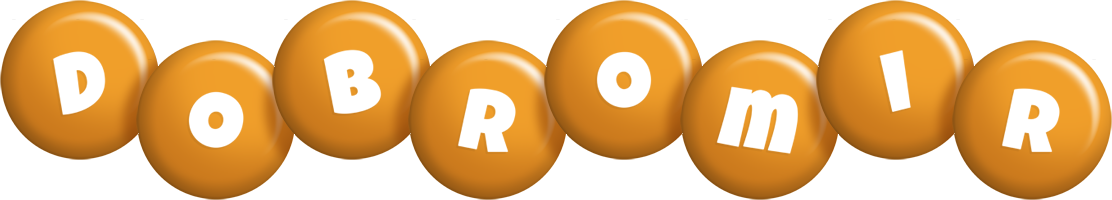 Dobromir candy-orange logo