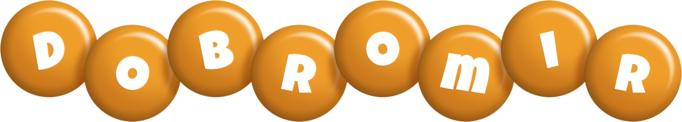Dobromir candy-orange logo