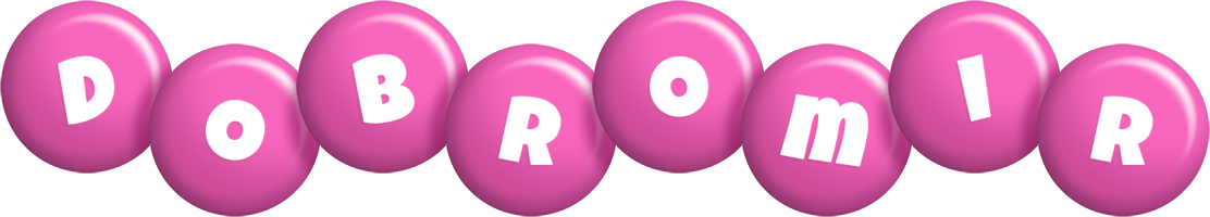 Dobromir candy-pink logo