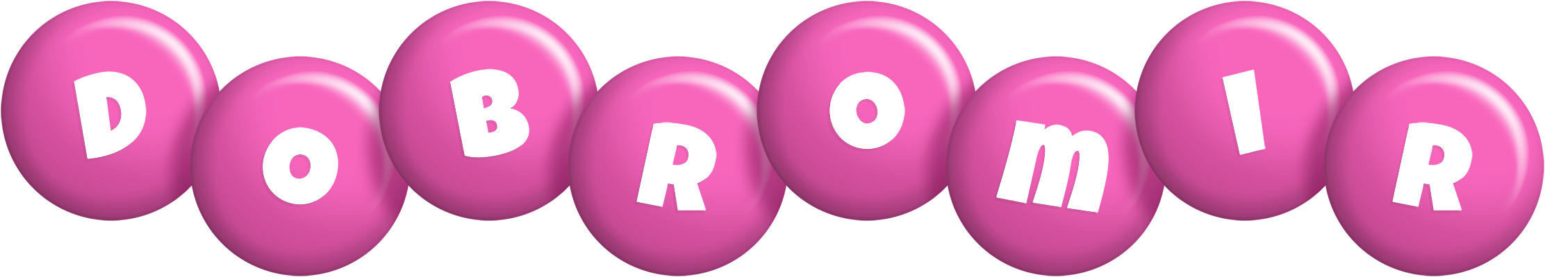 Dobromir candy-pink logo