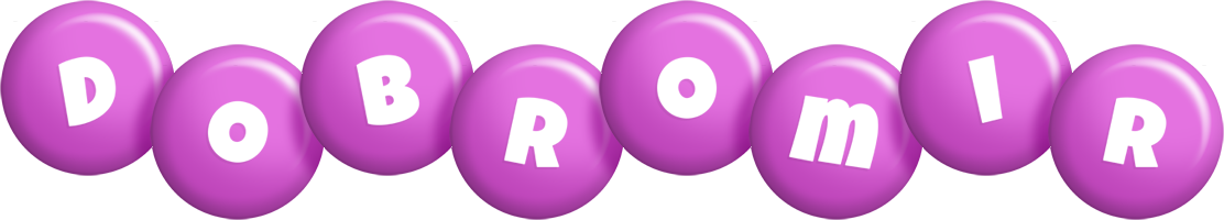 Dobromir candy-purple logo