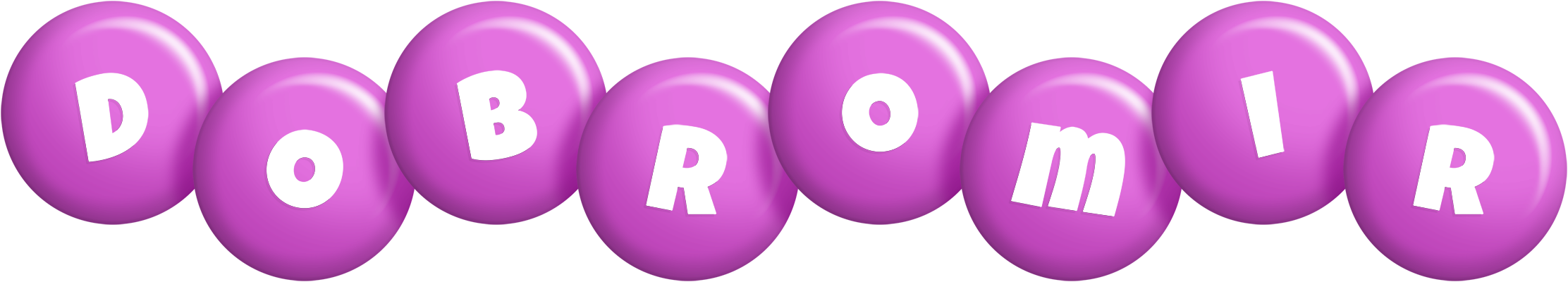 Dobromir candy-purple logo