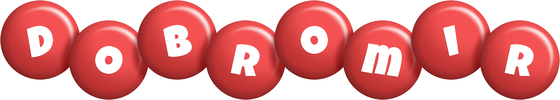 Dobromir candy-red logo
