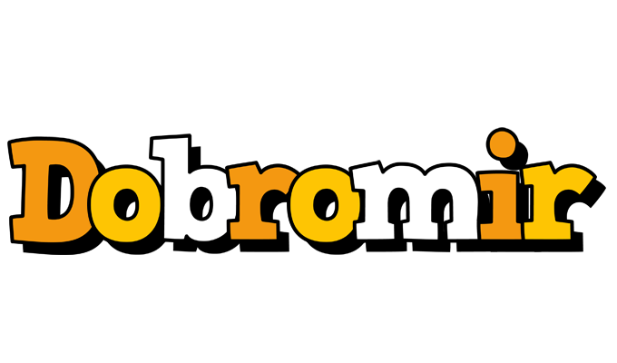 Dobromir cartoon logo