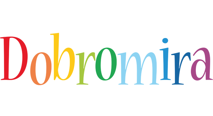 Dobromira birthday logo