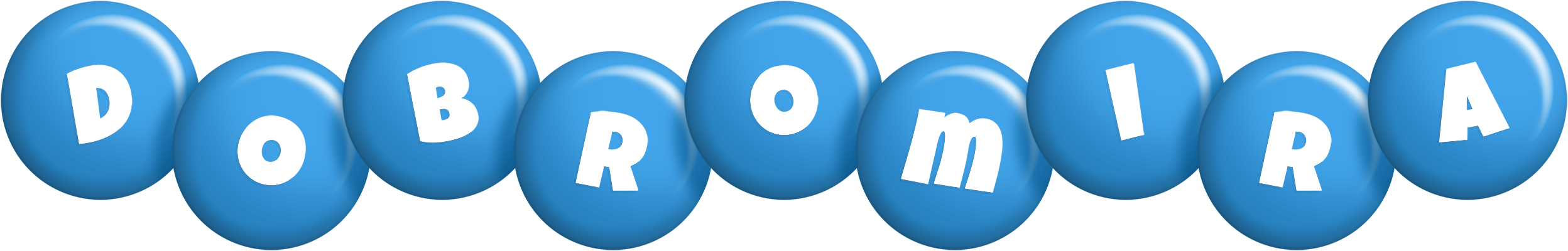 Dobromira candy-blue logo