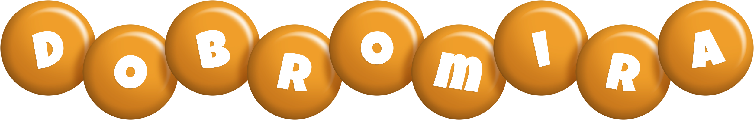 Dobromira candy-orange logo