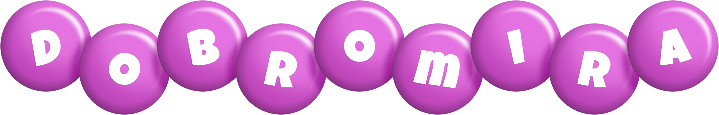 Dobromira candy-purple logo
