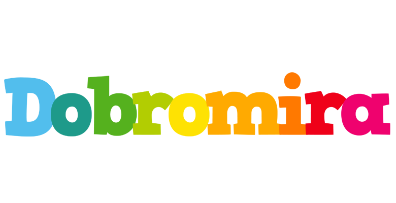 Dobromira rainbows logo