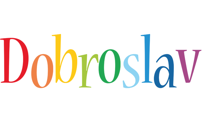 Dobroslav birthday logo