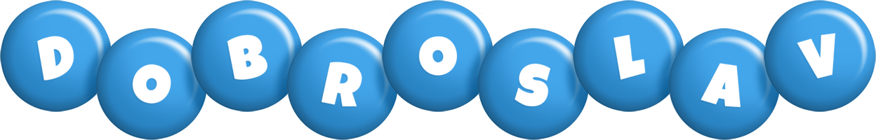 Dobroslav candy-blue logo
