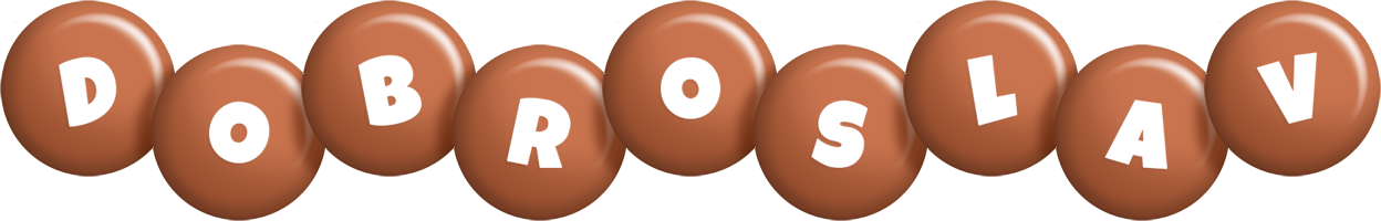 Dobroslav candy-brown logo