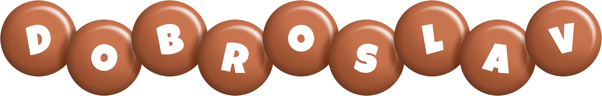 Dobroslav candy-brown logo