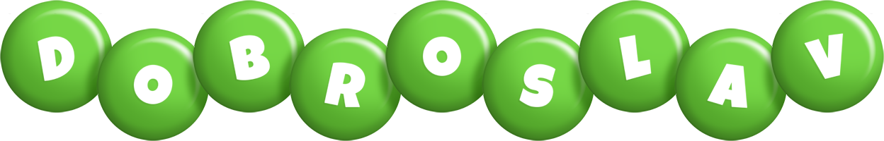 Dobroslav candy-green logo