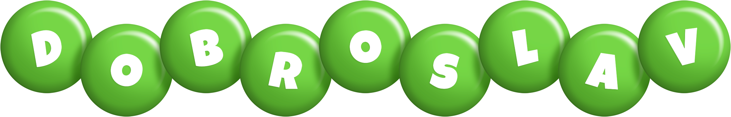 Dobroslav candy-green logo