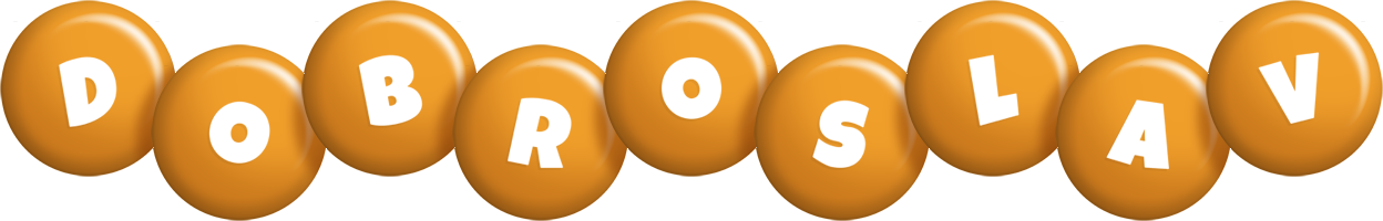 Dobroslav candy-orange logo