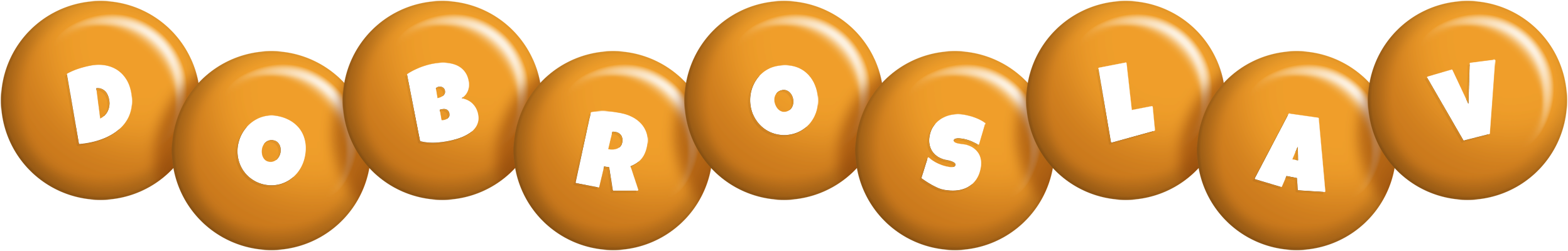 Dobroslav candy-orange logo