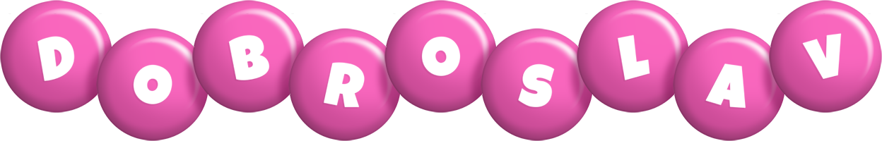Dobroslav candy-pink logo