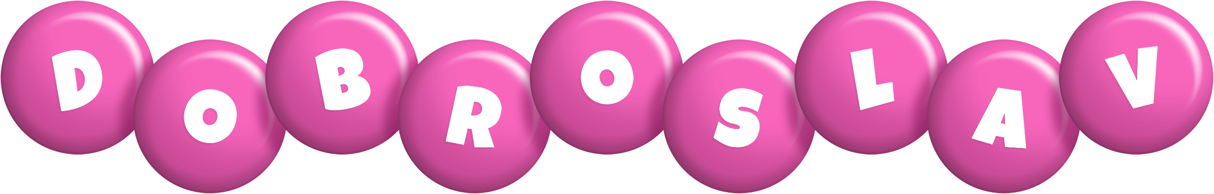Dobroslav candy-pink logo