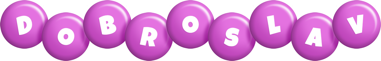 Dobroslav candy-purple logo