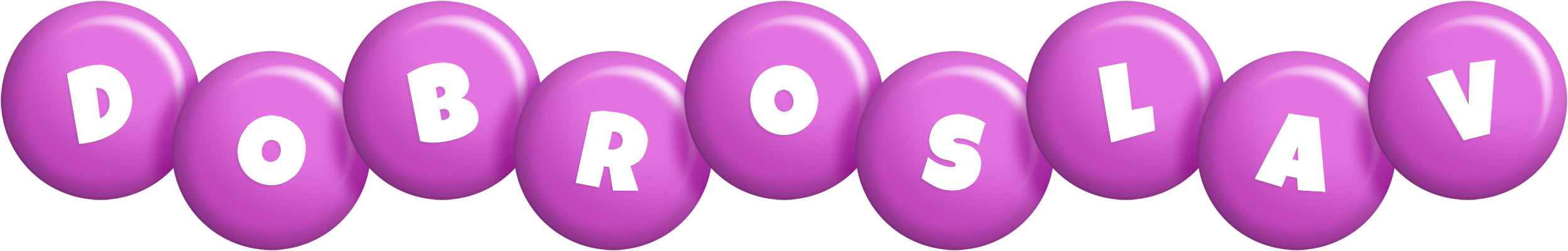 Dobroslav candy-purple logo