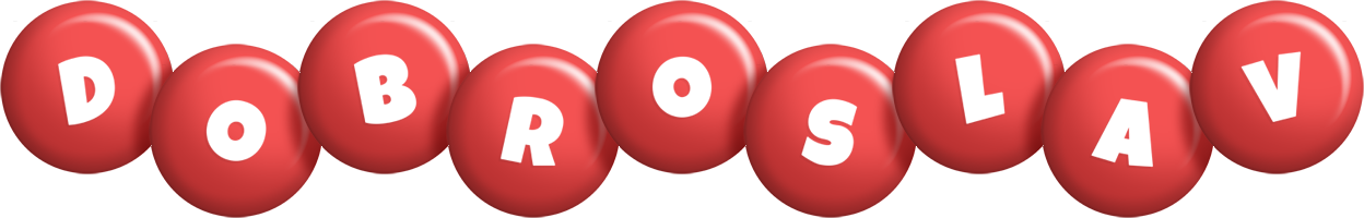 Dobroslav candy-red logo