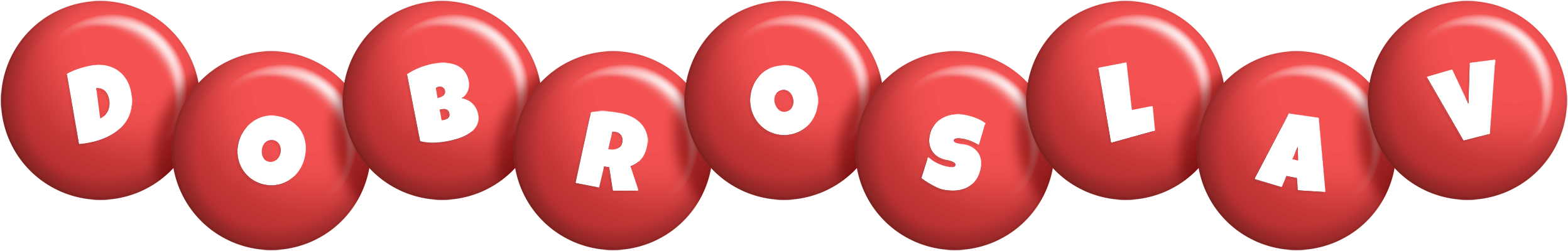 Dobroslav candy-red logo