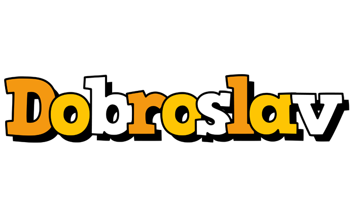 Dobroslav cartoon logo
