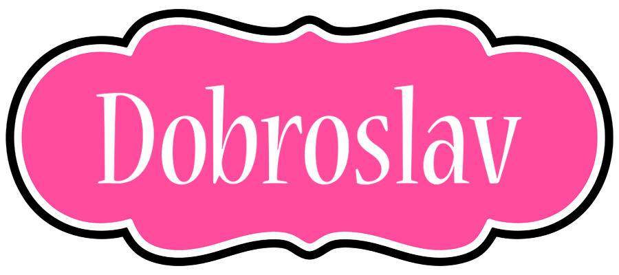 Dobroslav invitation logo