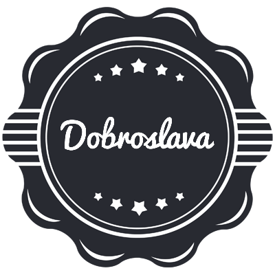 Dobroslava badge logo